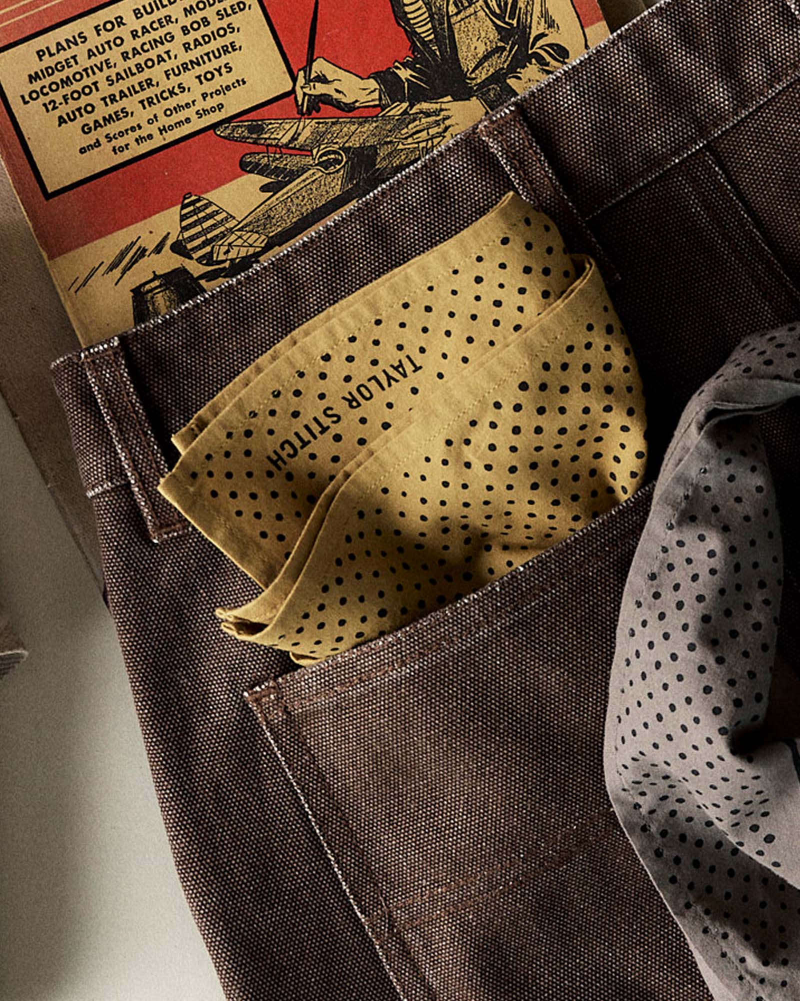 The Bandana in Honey Pindot