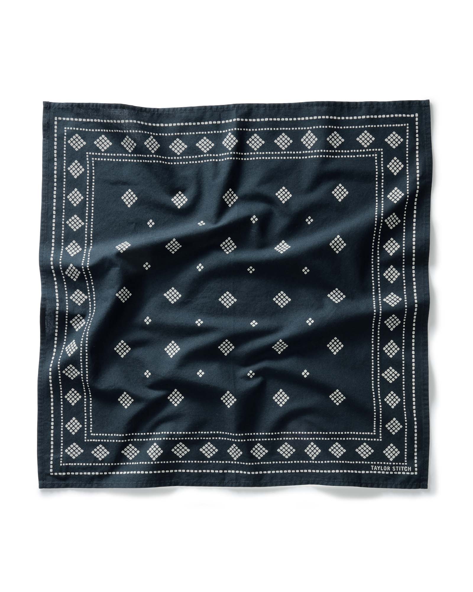 The Bandana in Navy Diamond