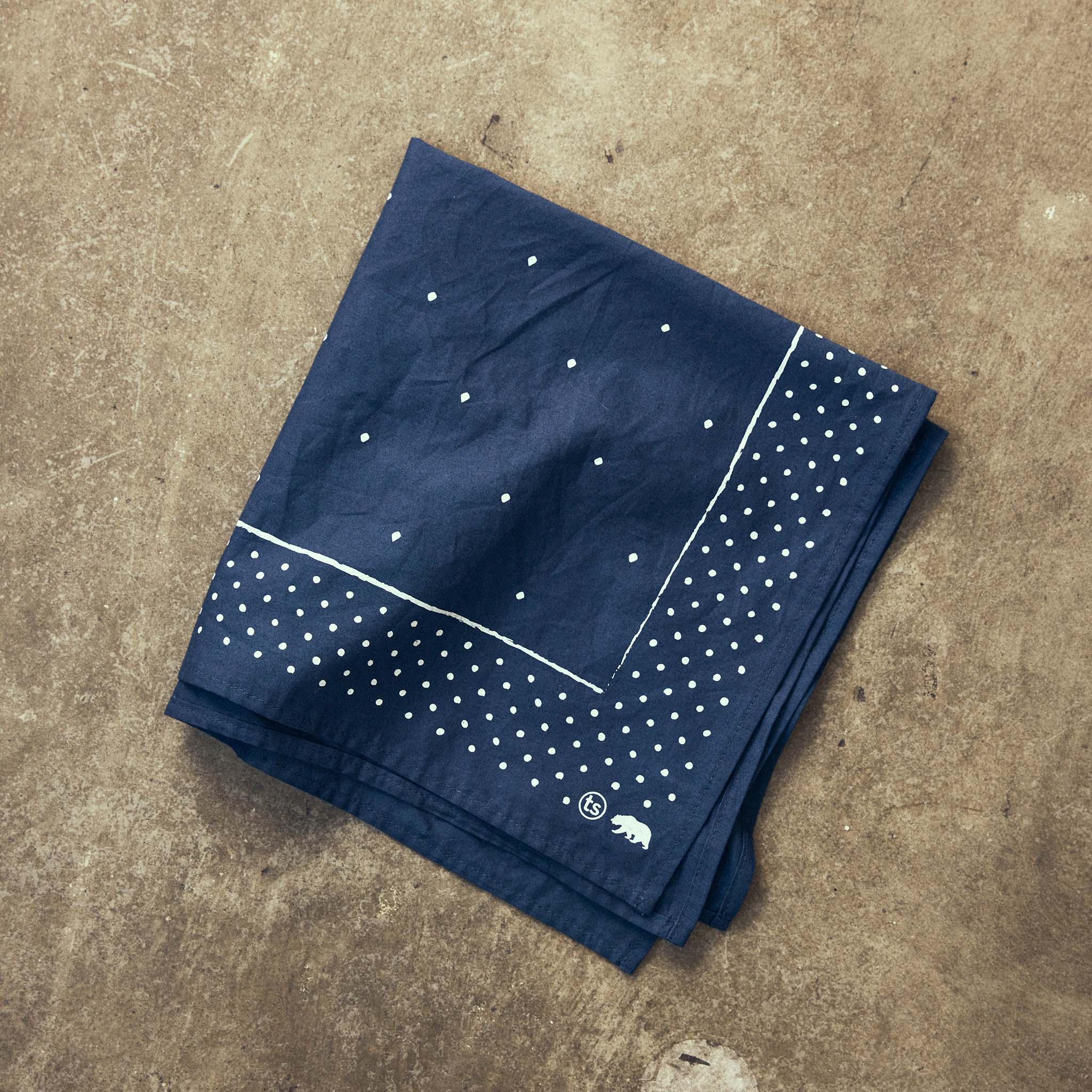 The Bandana in Heritage Blue