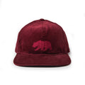The Ball Cap in Burgundy Cord