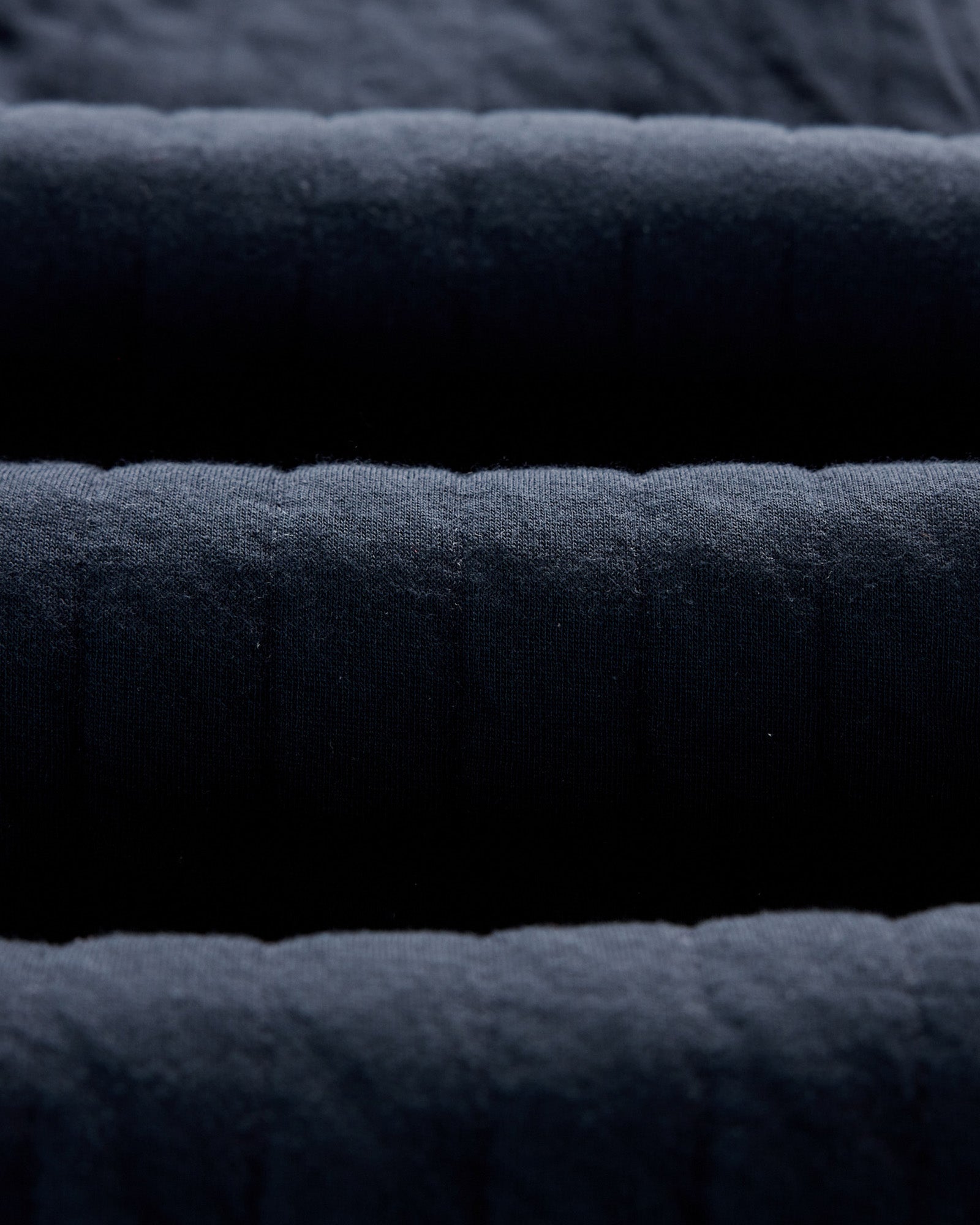 The Apres Pant in Heather Midnight Quilted Jersey