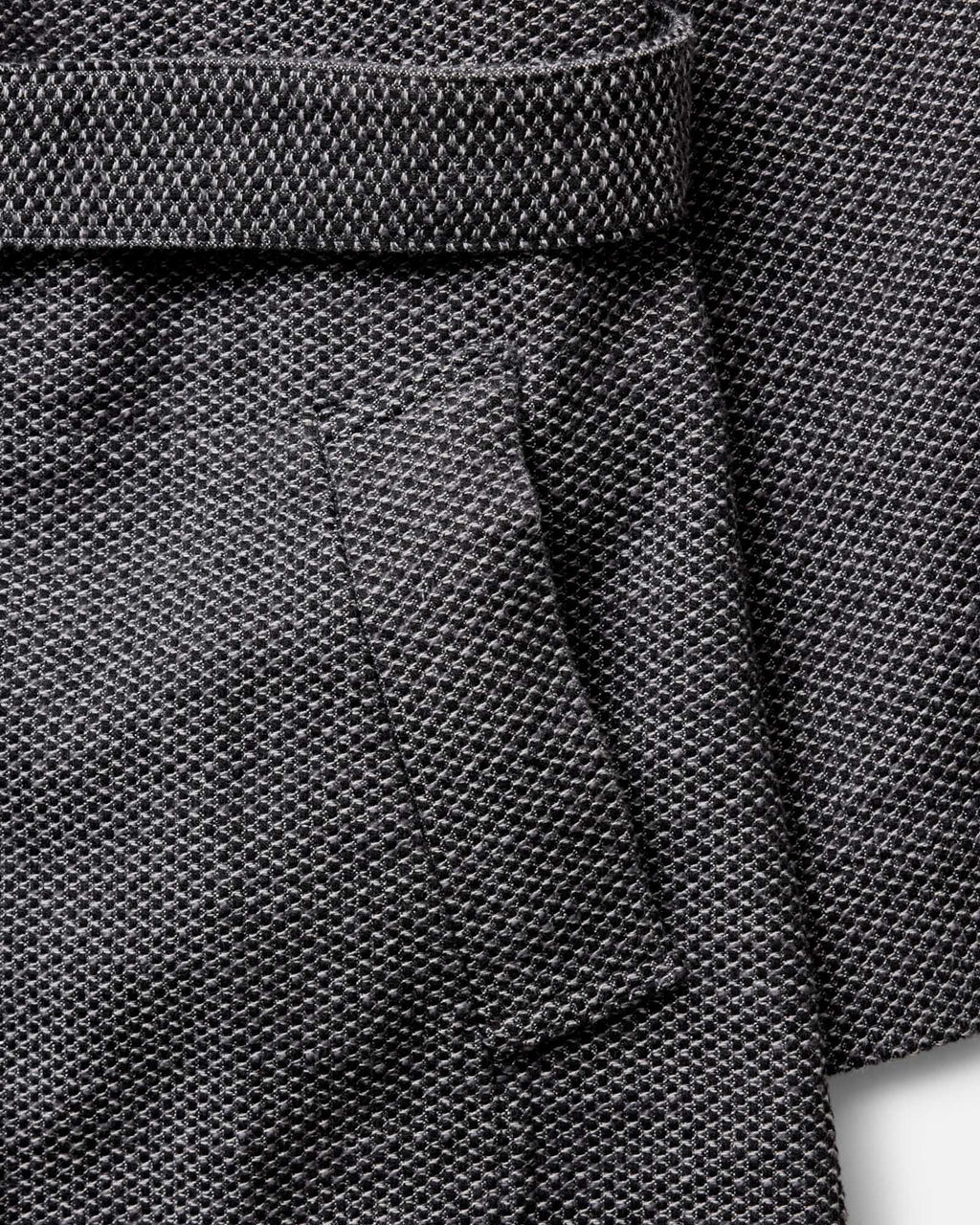 The Apres Robe in Charcoal Sashiko