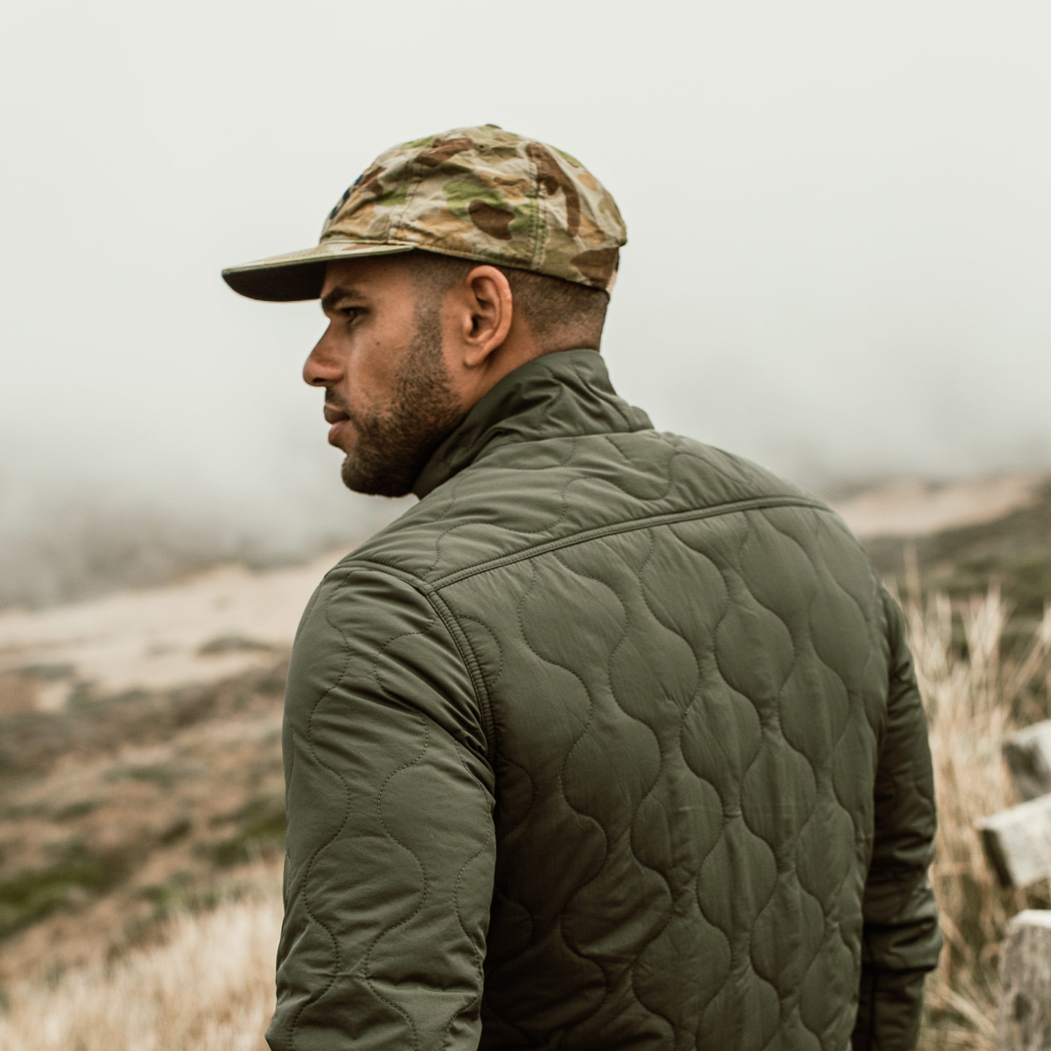 The Ball Cap in Arid Camo