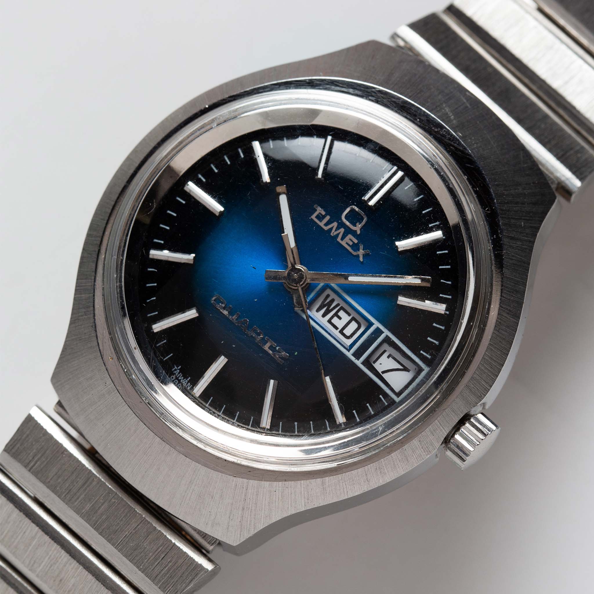 1977 Timex Blue Dial Q Quartz