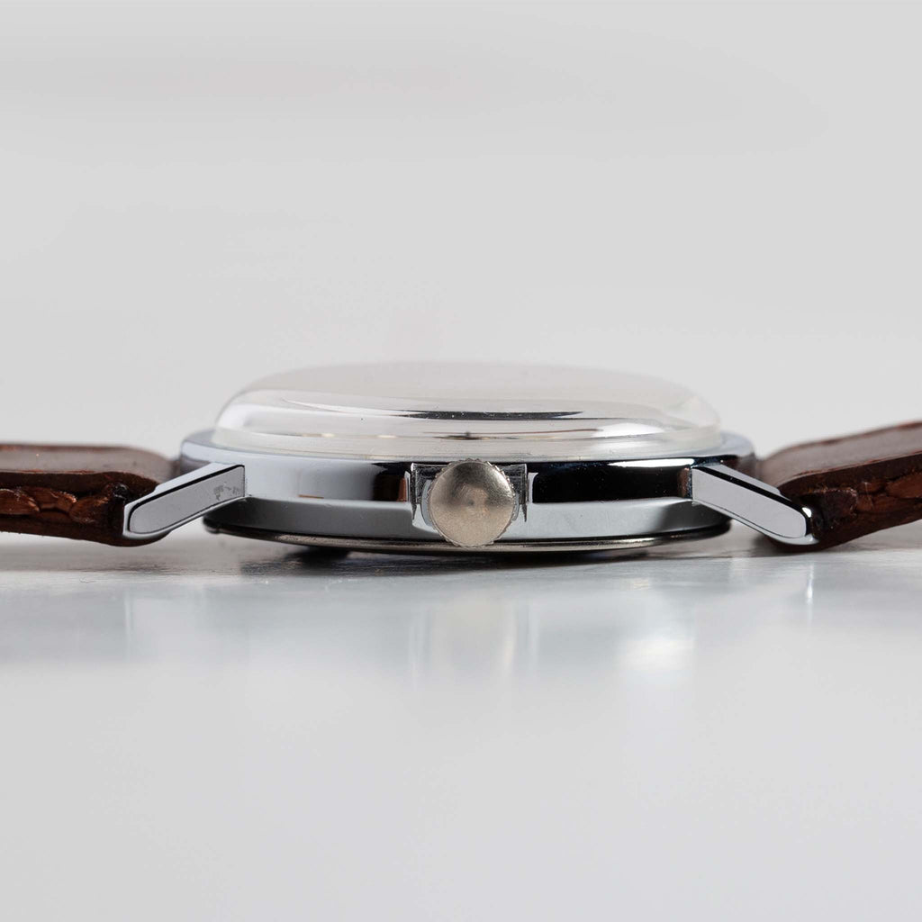 1974 Timex Mercury Calendar Silver