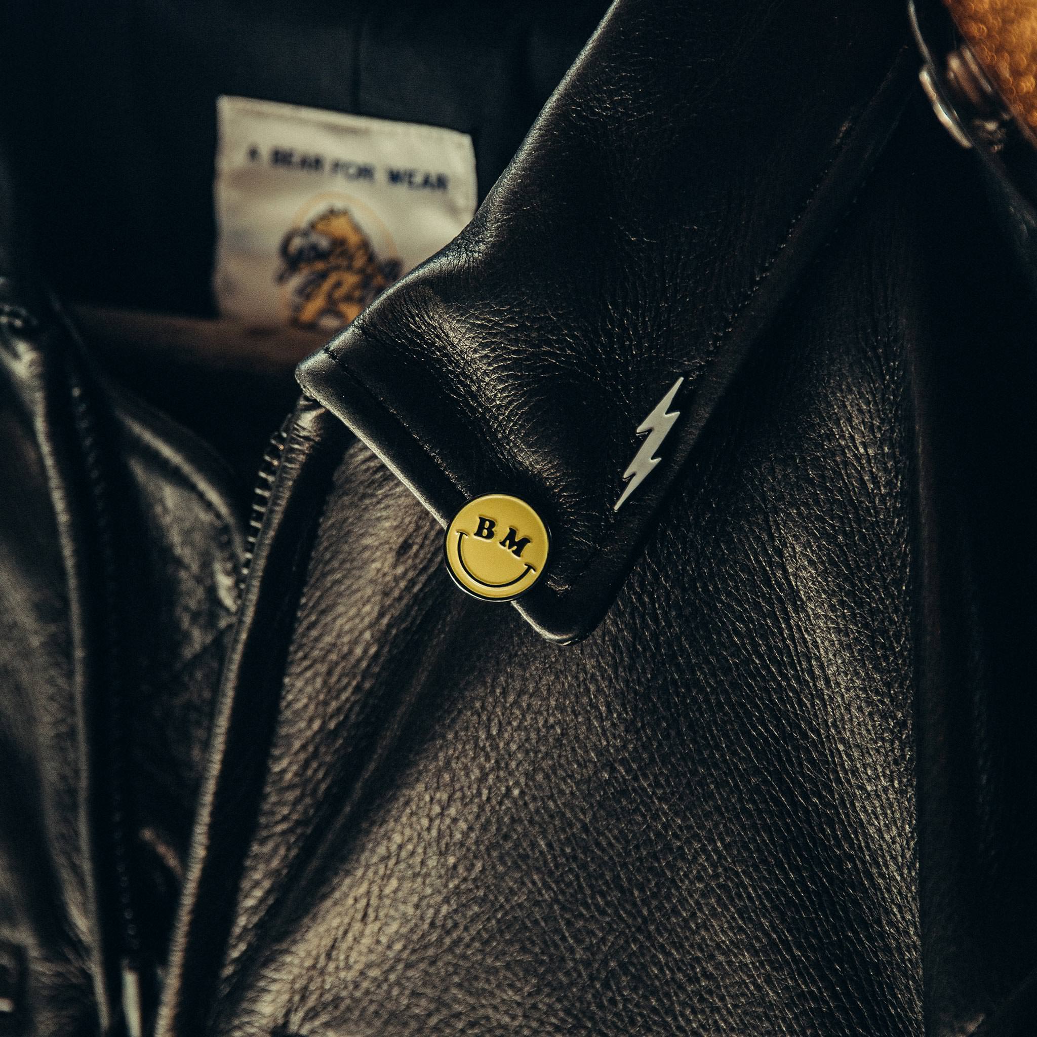 The All Smiles Enamel Pin by Brother Moto