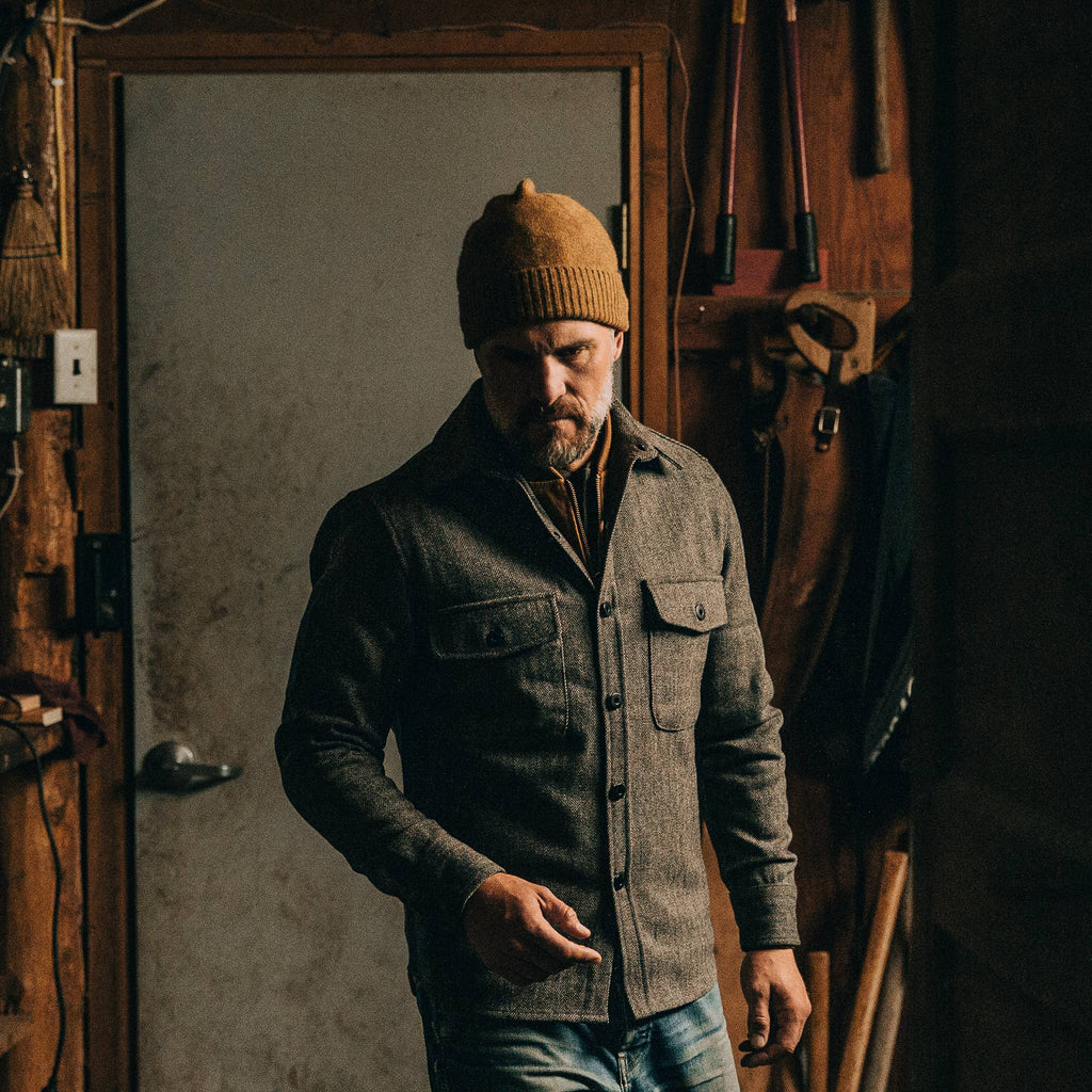 The Beanie in Ochre Baby Yak