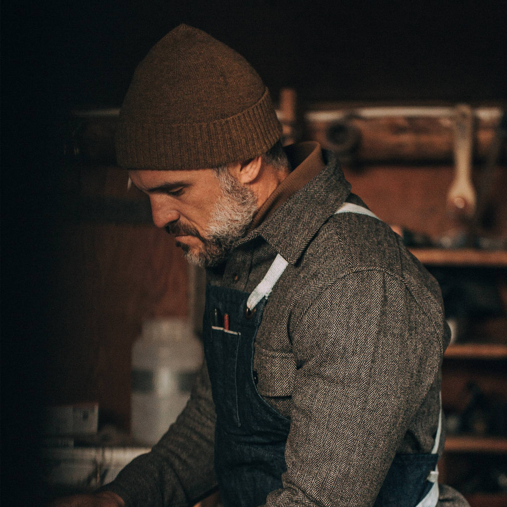 The Beanie in Ochre Baby Yak