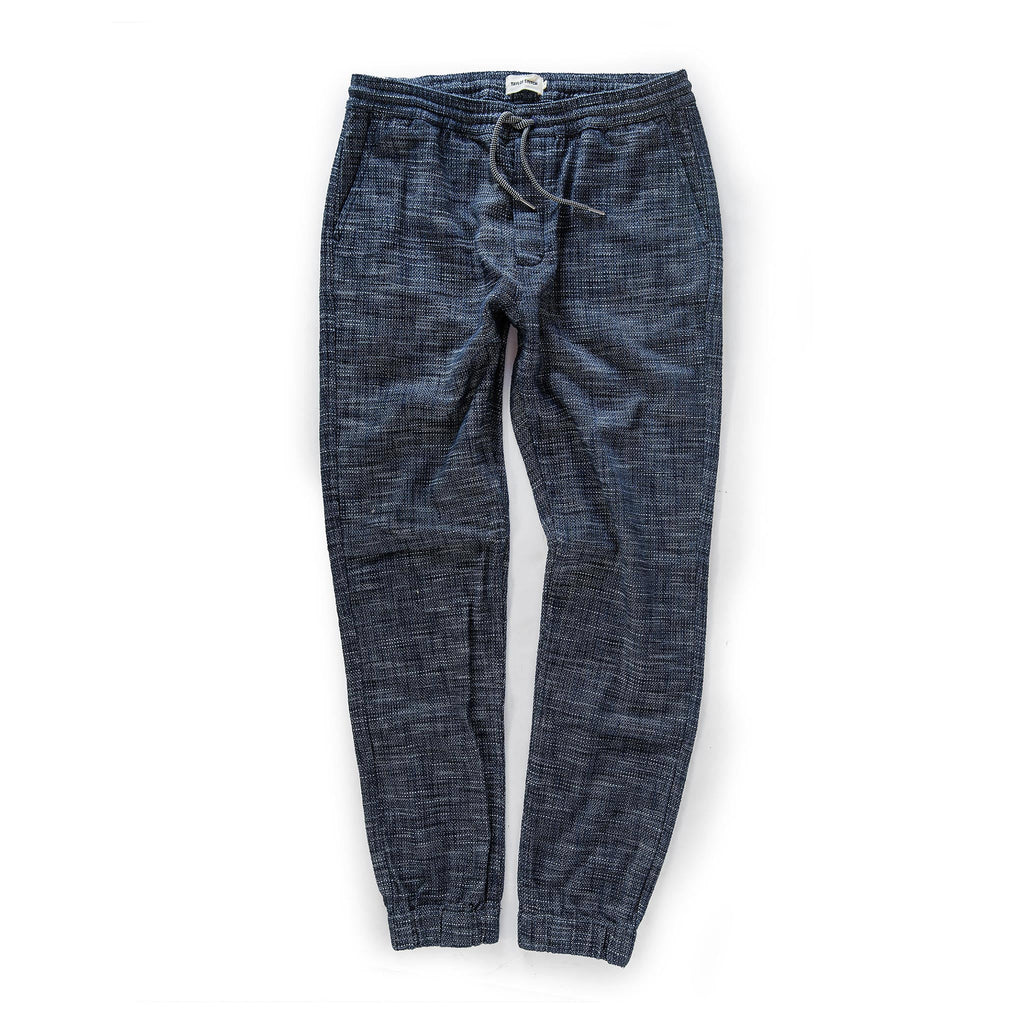 The Apres Pant in Indigo Slub
