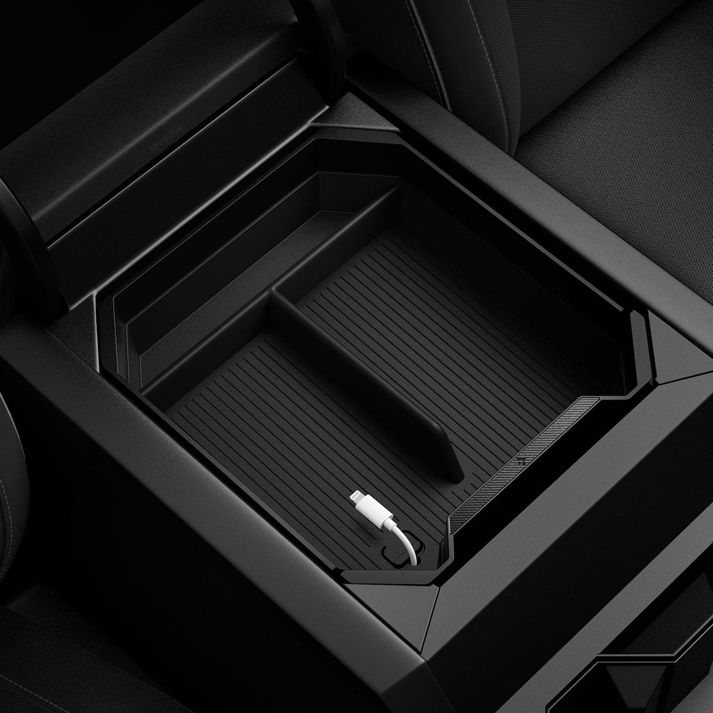 Tesla Series - Non-Slide Center Console Organizer | 3-Section
