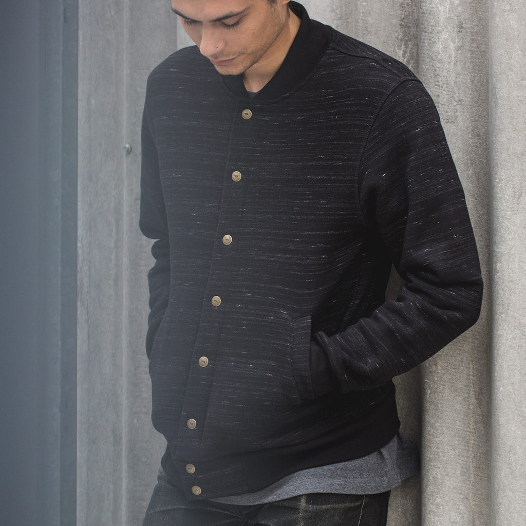 The Bomber in Black Fleece