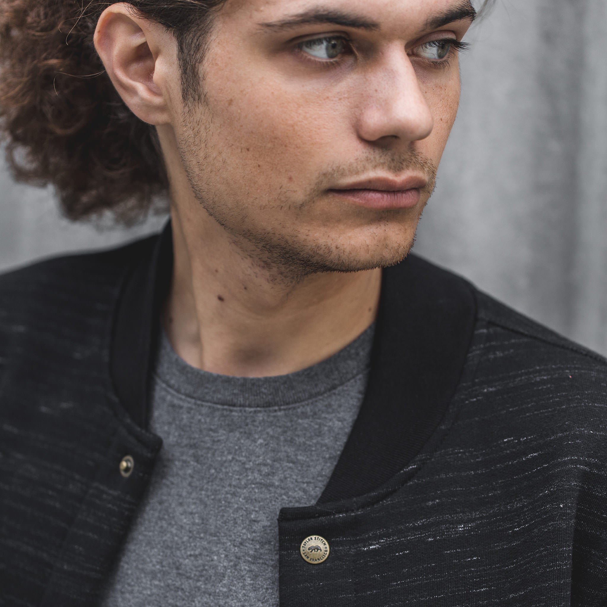 The Bomber in Black Fleece