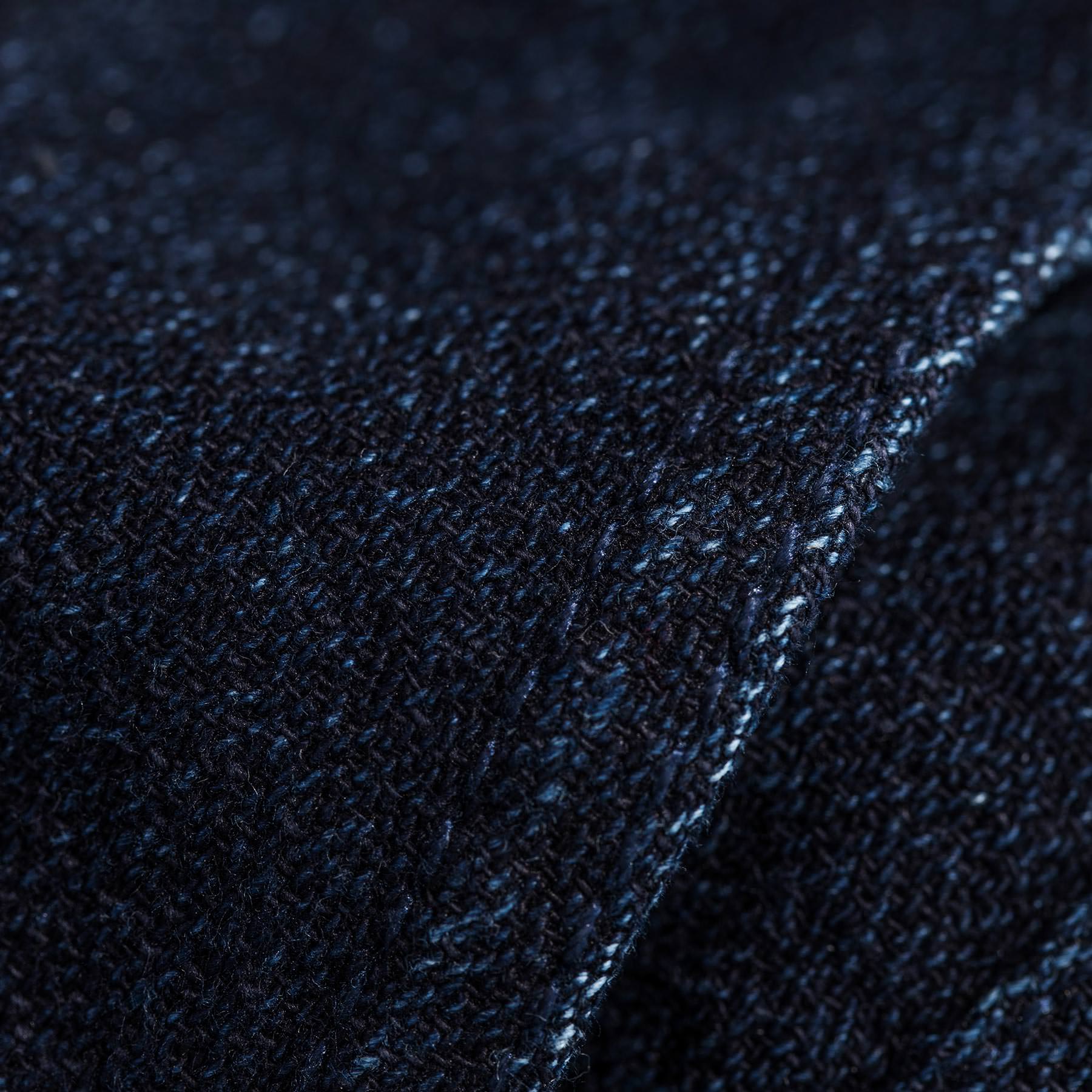 The Après Short in Indigo Crepe