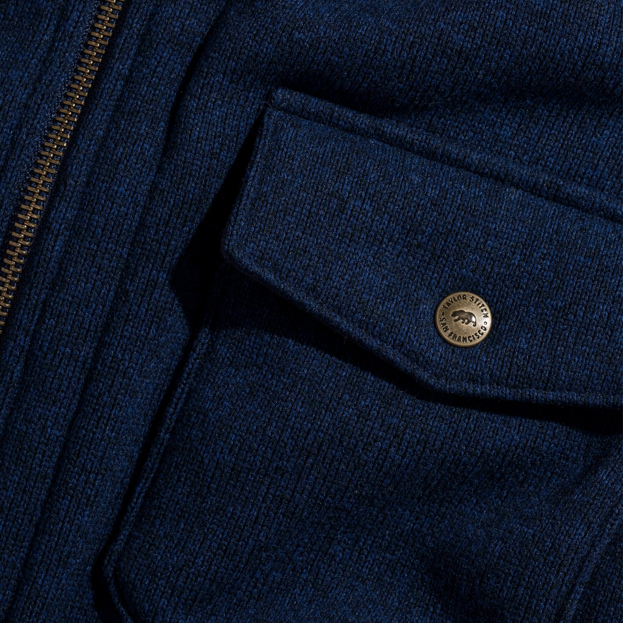 The Big Sur Hoodie in Heather Navy