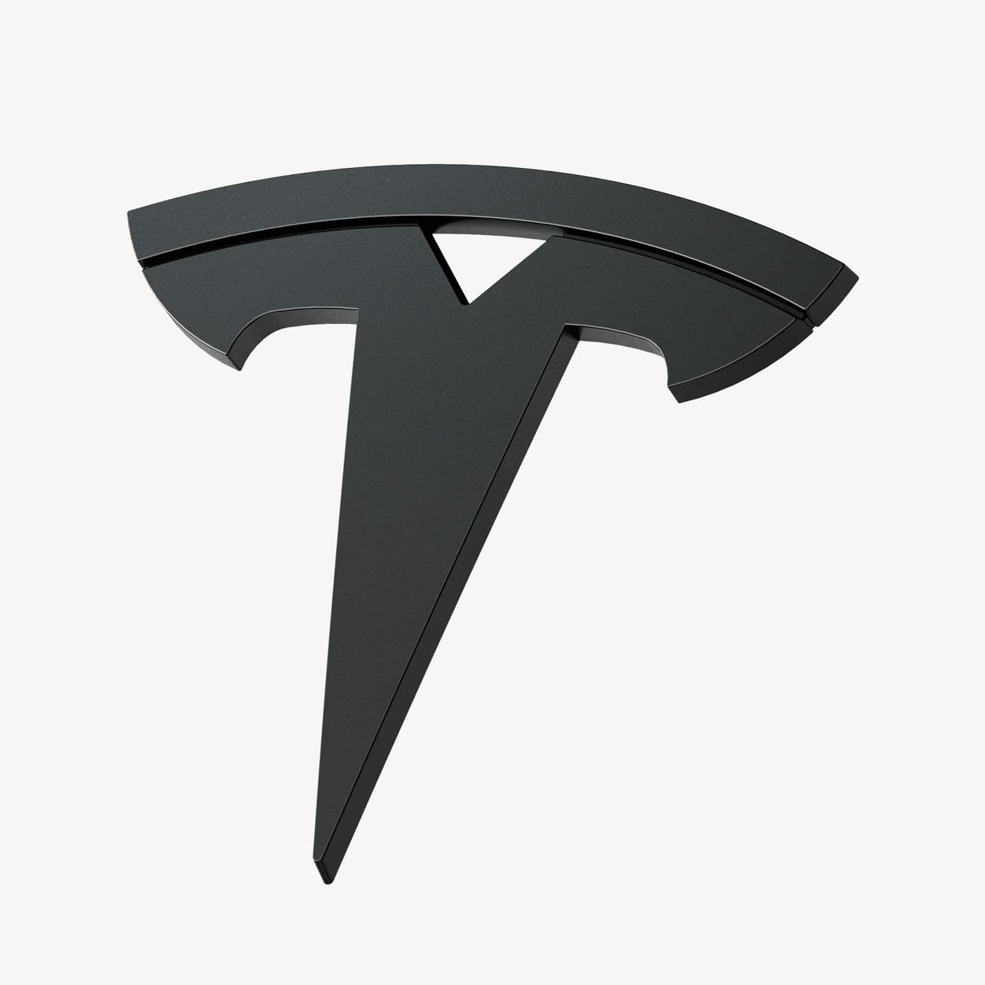 Tesla Series - Front Emblem Logo Cover