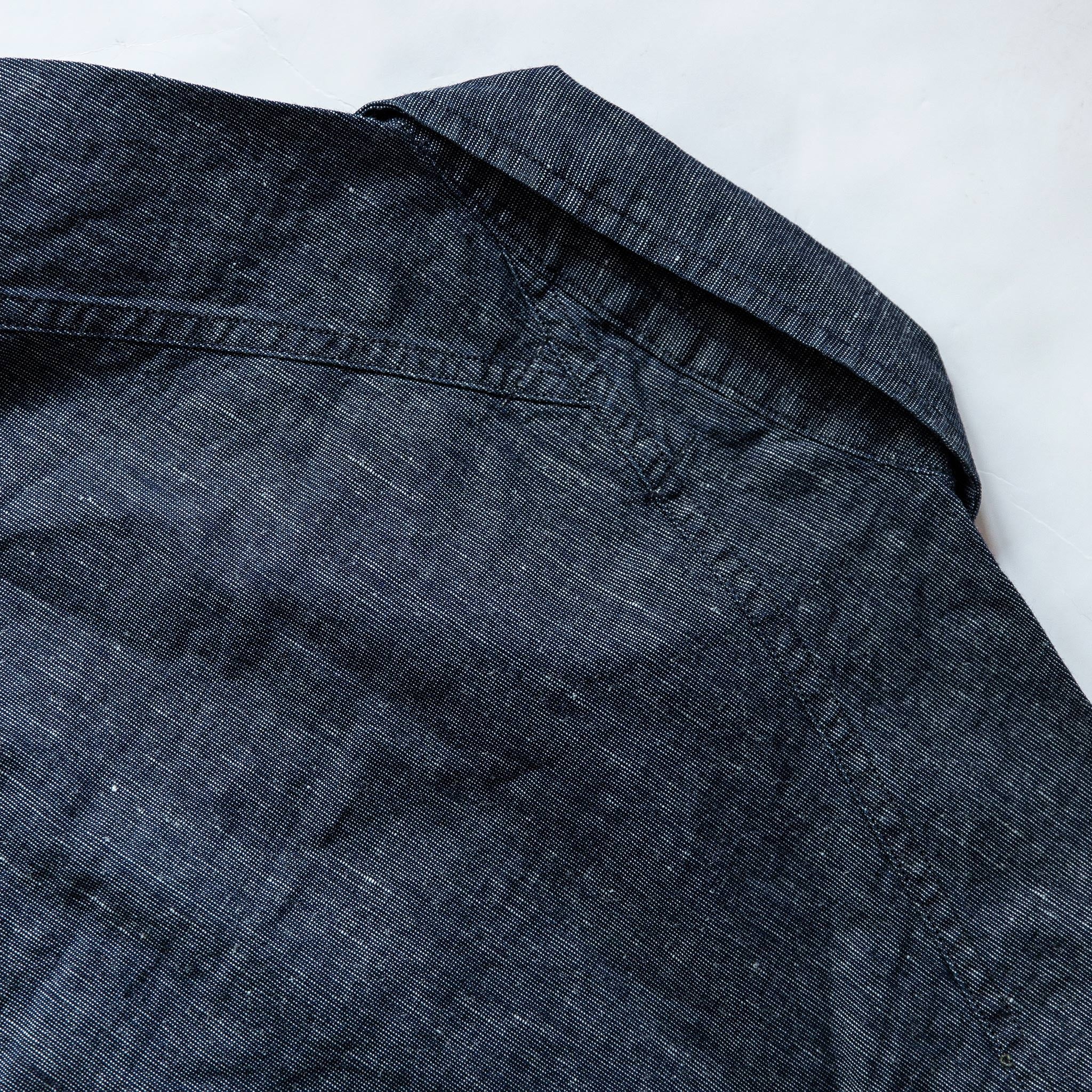 The BDU Shirt Jacket in Indigo Slub
