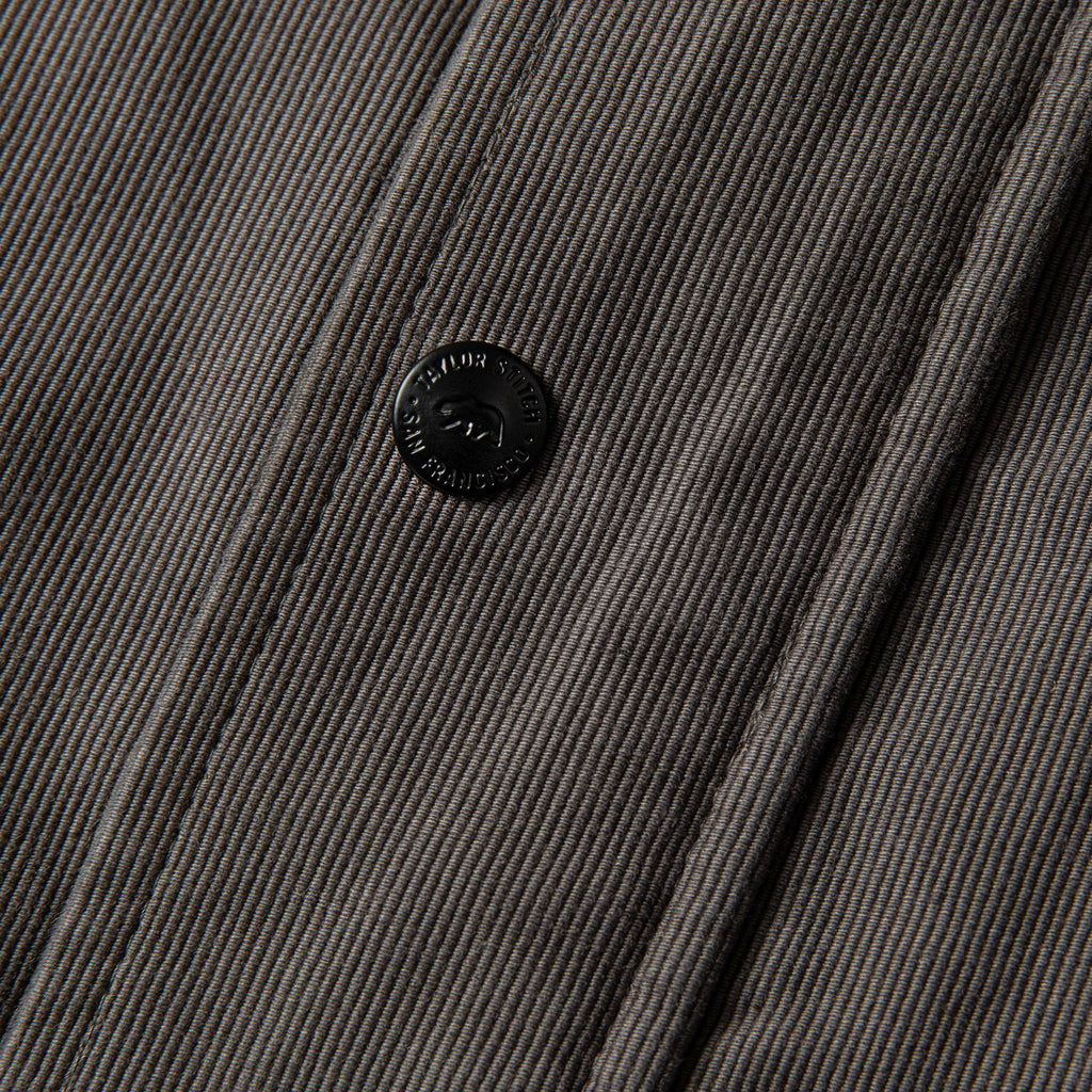 The Bomber Jacket in Charcoal Jungle Cloth