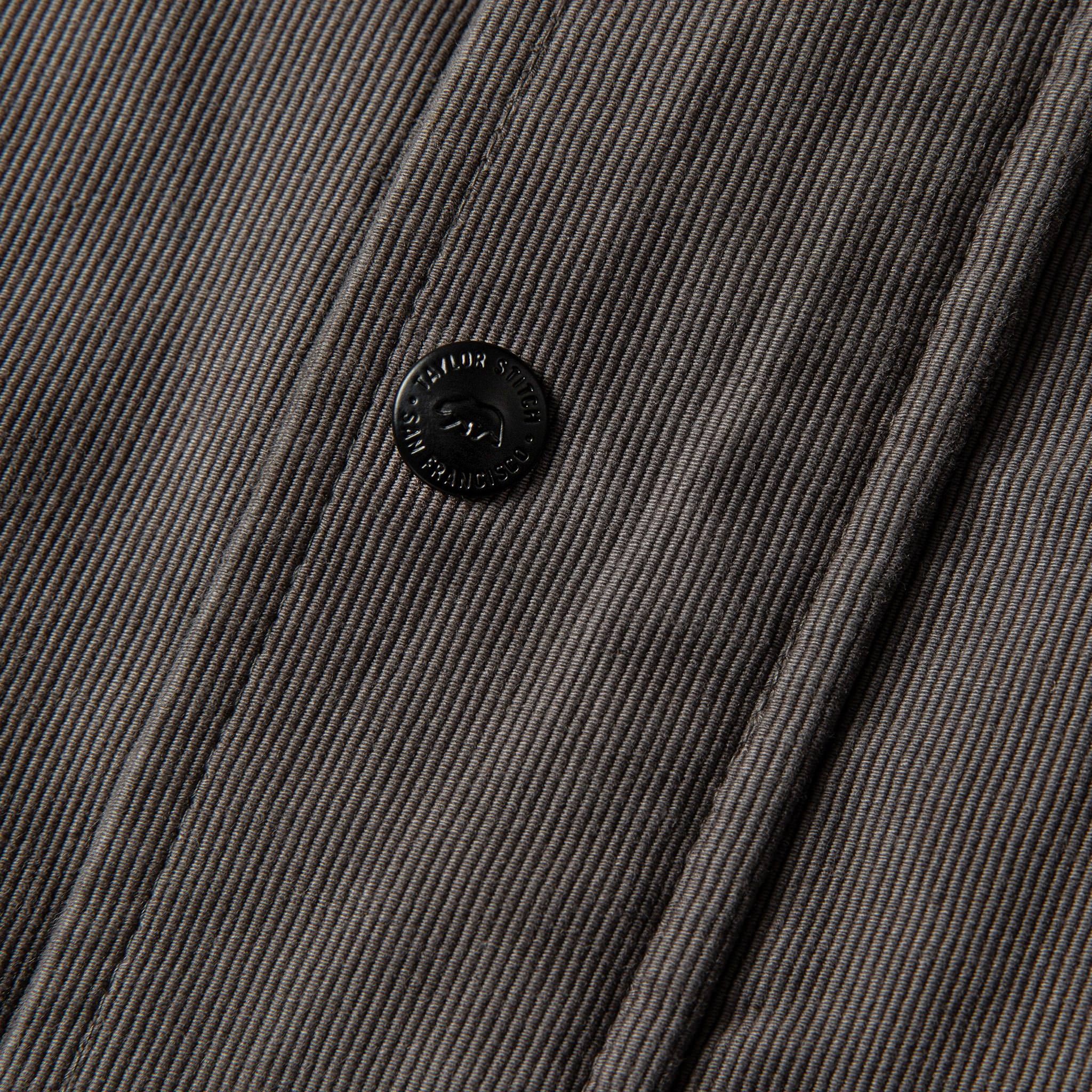 The Bomber Jacket in Charcoal Jungle Cloth