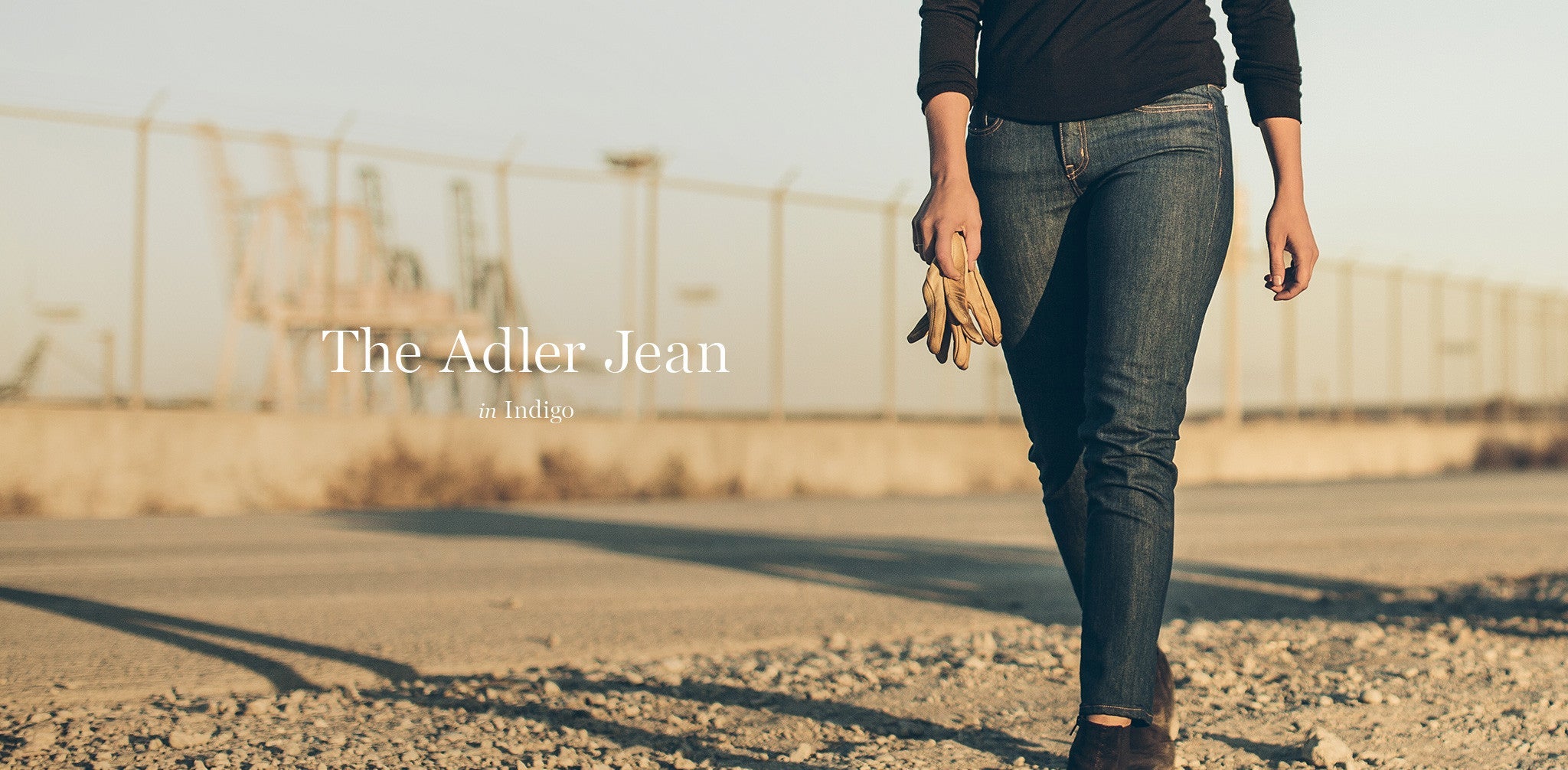 The Adler Jean in Indigo