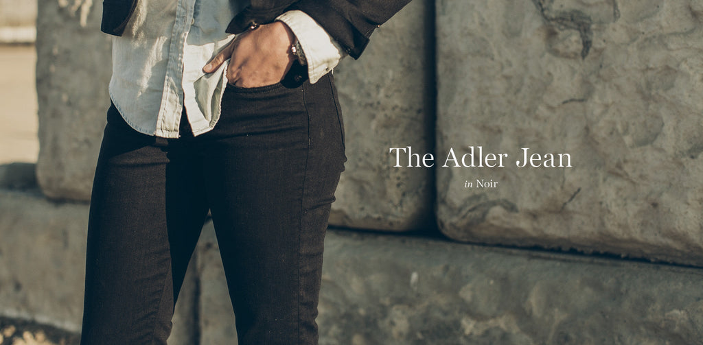 The Adler Jean in Noir