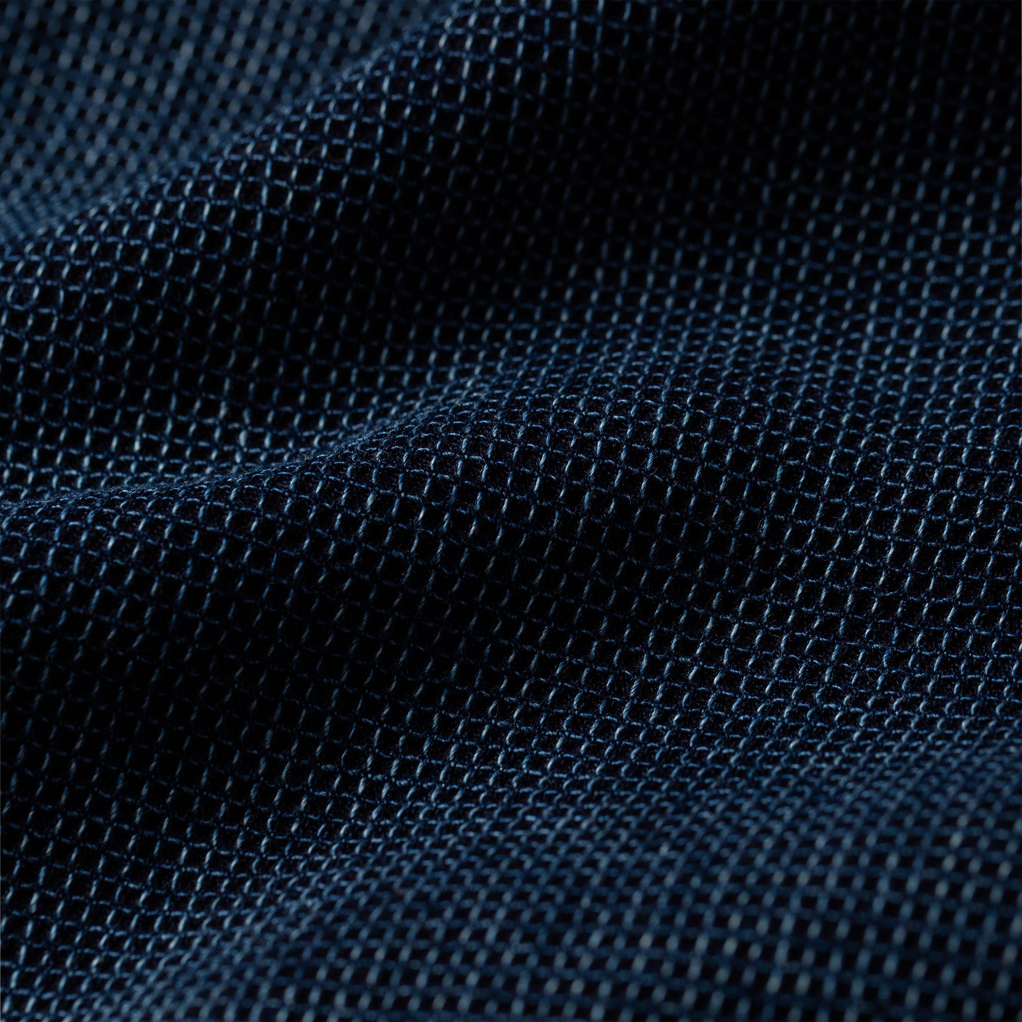 The Après Hoodie in Indigo Waffle